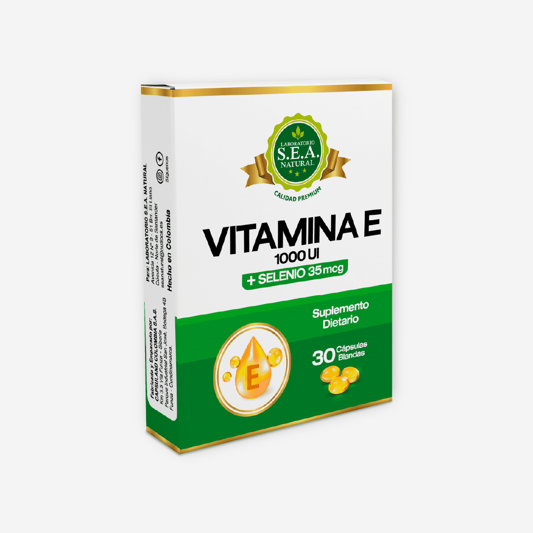 Vitamina E 1000 UI + Selenio 35 mcg